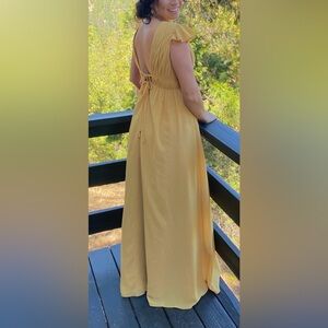 Revelry Sunny Yellow Maxi Dress